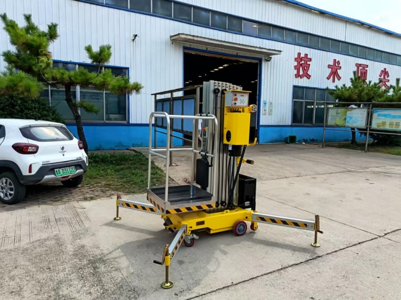 单桅柱高空作业平台手推式主要作用是什么？